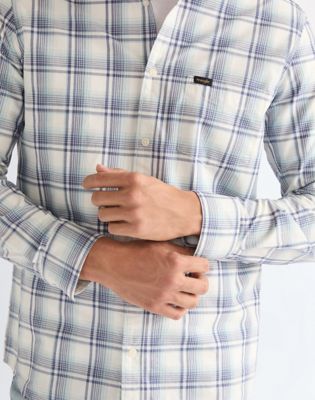 Regular One Pocket Shirt in Blue White