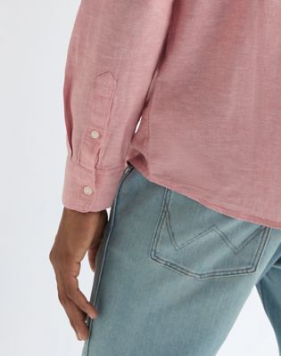 Regular 1 Pocket Shirt in Dusty Rose alternative view 4
