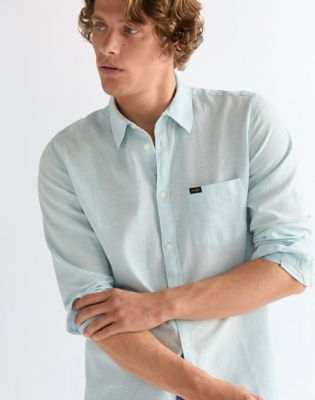 Regular 1 Pocket Shirt in Forget Me Not