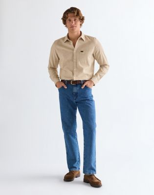 Regular One Pocket Shirt in Kelp