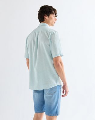 Regular Lightweight One Pocket Shirt in Forget Me Not