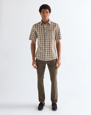 Regular Lightweight One Pocket Shirt in Golden Wheat