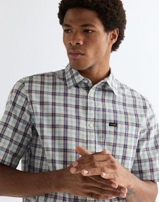 Regular Lightweight One Pocket Shirt in Forget Me Not