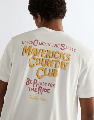 Relaxed Graphic Tee in Worn White