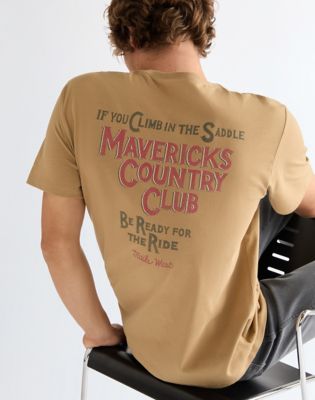 Relaxed Graphic Tee in Kelp