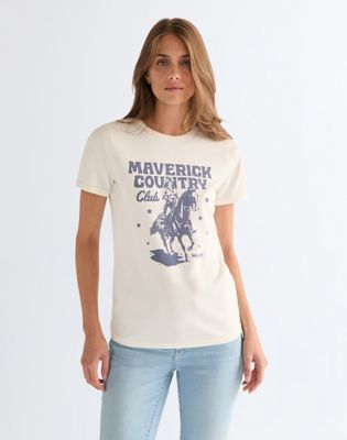 Slim Ringer Tee in Worn White