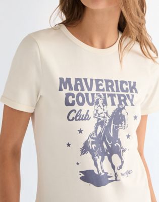 Wrangler obcisłe Ringer Koszulka biały znoszony