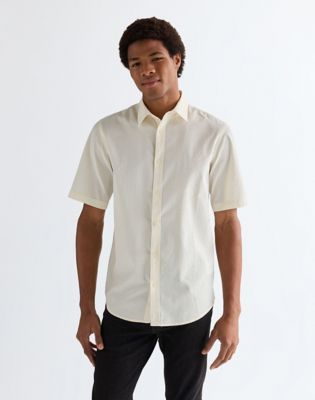 Wrangler Regular Lightweight Shirt biały znoszony