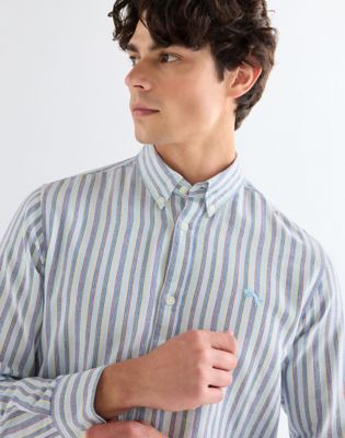 Regular Oxford Shirt in Blue Multi