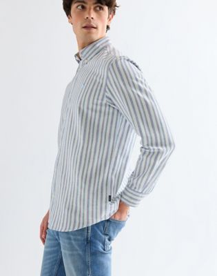Regular Oxford Shirt in Blue Multi