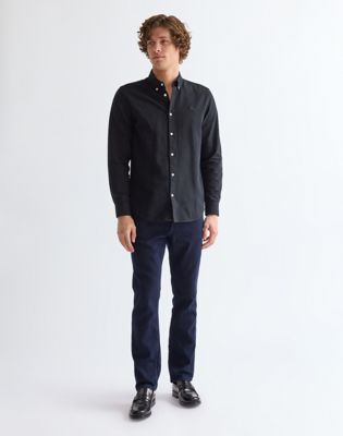 Regular Oxford Shirt in Black