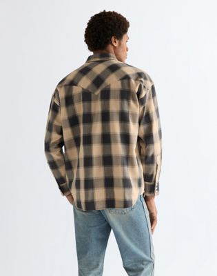 Wrangler Oversized Western Shirt Curds And Whey
