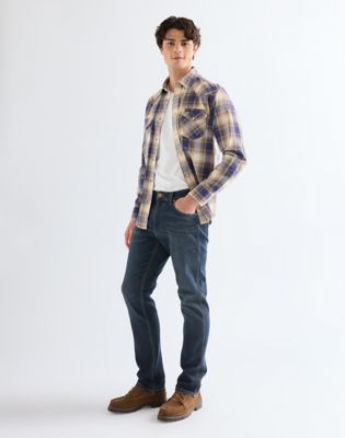Regular Western Indigo Shirt in Mood Indigo alternative view 2