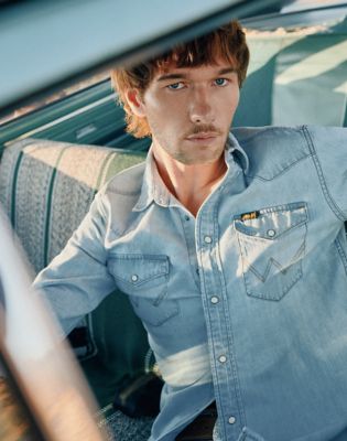 Wrangler Regular Western Shirt Riverbank