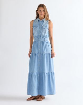Regular Tiered Maxi Dress in Kaia