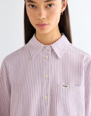 Regular One Pocket Shirt in Bellflower