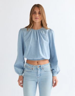 Wrangler Relaxed Lightweight Drift Knot Bluzka Aurora