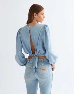 Wrangler Relaxed Lightweight Drift Knot Bluzka Aurora