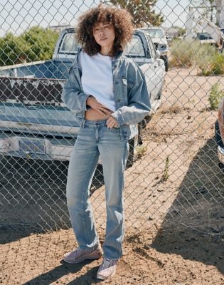 Low Rise Straight Cowboy Lightweight Jean in Hippie Haze