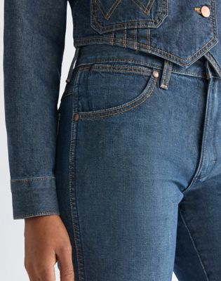 70s Lightweight Flare Jean in Western Nightfall