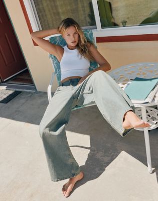 Low Rise Loose Ultra Barrel Jean in Headed West