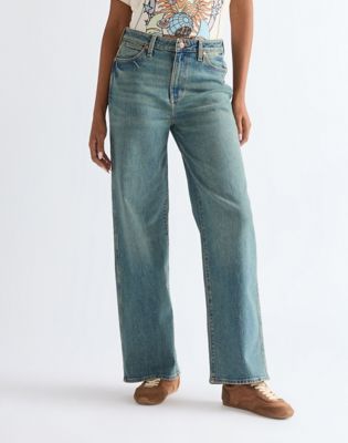 Wrangler Luźne jeansy proste Marblestone