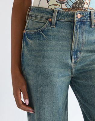 Loose Straight Jean in Marblestone
