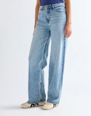 Loose Straight Jean in Blissful