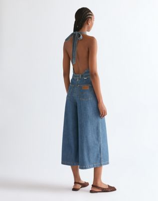 Slim Lightweight Culotte Jumpsuit in Folk Revival