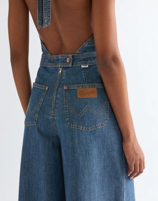 Slim Lightweight Culotte Jumpsuit in Folk Revival