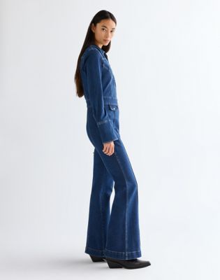 Slim Retro Catsuit in Easy Rinse