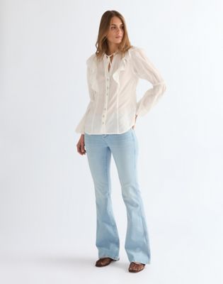 Wrangler Montana Jeansy z rozszerzanymi nogawkami Court Teal