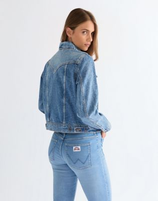 Wrangler Regular Western Kurtka niebieski Bird