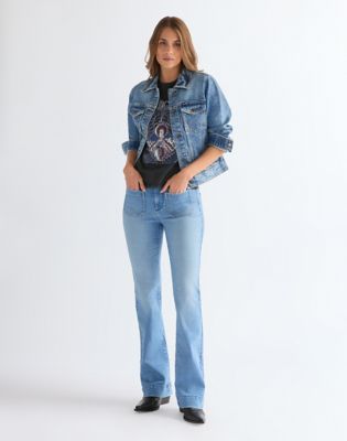 Regular Western Jacket in Blue Bird