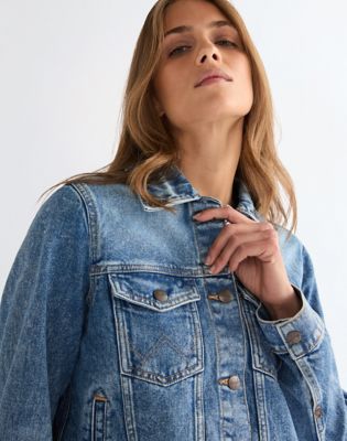 Regular Western Jacket in Blue Bird