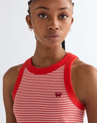 Slim Ringer Tank in Flame Scarlet