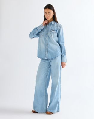 Wrangler Canyon Lightweight Luźne jeansy Trophy Twilight