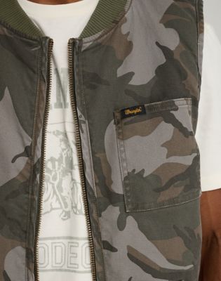 Wrangler&reg; X Stranger Things &trade; Mike Lucas Vest in Camo