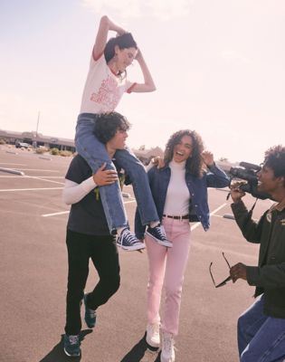 Wrangler&reg; X Stranger Things &trade; Nancy Jean in Light Pink