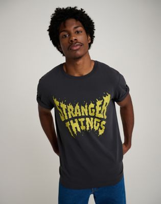 Wrangler&reg; X Stranger Things &trade; Tee in Washed Black