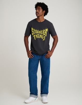 Wrangler&reg; X Stranger Things &trade; Tee in Washed Black