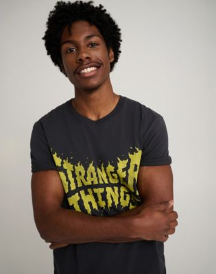 Wrangler&reg; X Stranger Things &trade; Tee in Washed Black