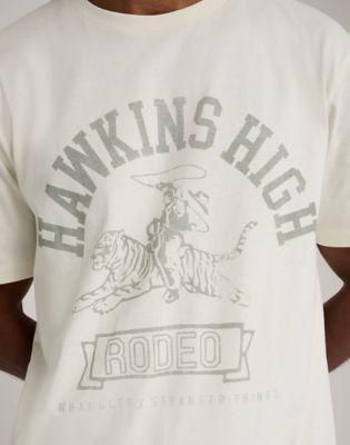 Wrangler&reg; X Stranger Things &trade; Hawkins High Tee in Marshmallow