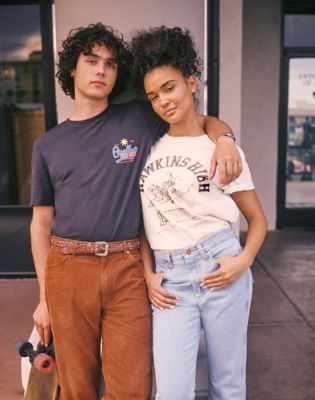 Wrangler&reg; X Stranger Things &trade; Hawkins High Tee in Marshmallow