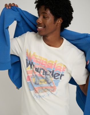 Wrangler&reg; X Stranger Things &trade; Keep On Runnin Tee in Marshmallow