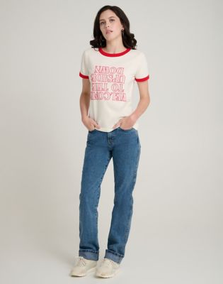 Wrangler&reg; X Stranger Things &trade; The Upside Down Tee in Marshmallow