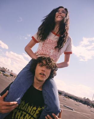 Wrangler&reg; X Stranger Things &trade; The Upside Down Tee in Marshmallow