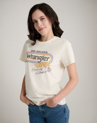 Wrangler&reg; X Stranger Things &trade; WSKQ Tee in Marshmallow
