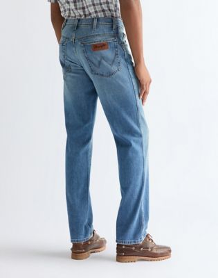 Texas Straight Toughlite Low Stretch Jean in Harbor Blue