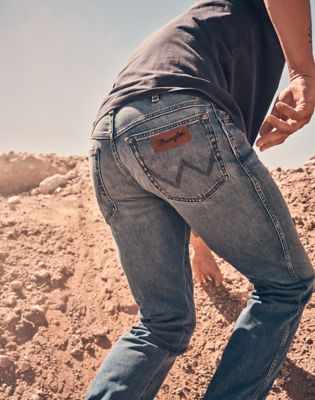 Texas Straight Toughlite Low Stretch Jean in Harbor Blue